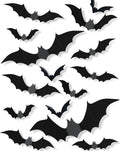 Transform Your Space with 120 Pcs 3D Halloween Bat Decorations - Perfect for Indoor and Outdoor Spookiness!