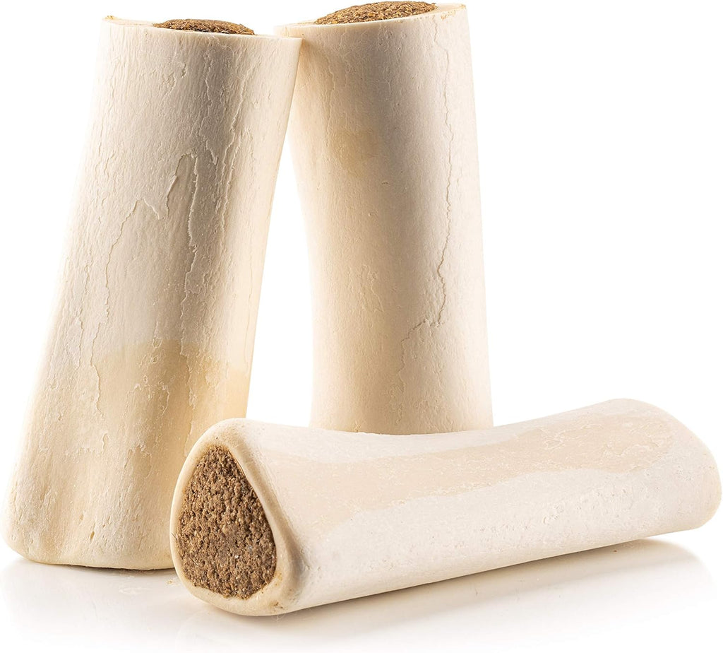 5–6" Large Filled Dog Bones (3 Pack) – Stuffed Shin Bones for Large Dogs, Long-Lasting Bone, High-Protein Dog Chews - Bully Stick Flavor