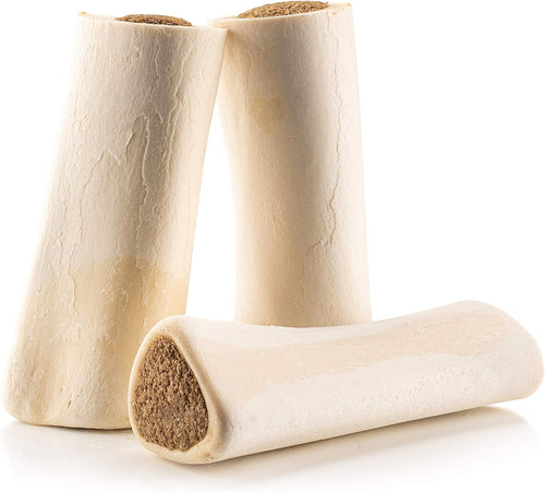 5–6" Large Filled Dog Bones (3 Pack) – Stuffed Shin Bones for Large Dogs, Long-Lasting Bone, High-Protein Dog Chews - Bully Stick Flavor